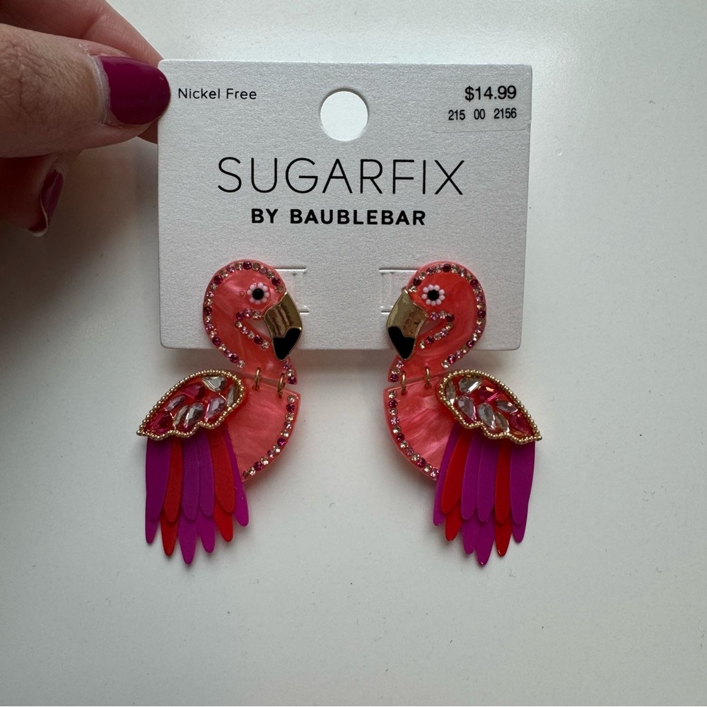 Sugarfix by BaubleBar Flamingo 🦩 Earrings